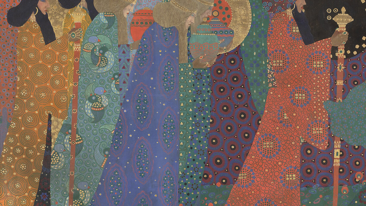 Vittorio Zecchin (1878-1947), Les mille et une nuits, vers 1914, Huile sur toile, 171 × 384 cm, Paris, musée d’Orsay, achat, RF 2012 24 © Musée d’Orsay, dist. RMN-Grand Palais / Patrice Schmidt © Droits réservés