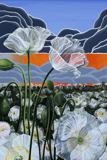 Soraya Abu Naba, Memories (detail), 2025. Courtesy of Artbooth Gallery