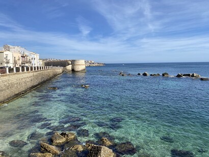 Lungomare di Ortigia, Sicilia, Italia