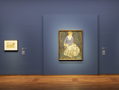 Zeiten des umbruchs. Egon Schieles letzte jahre, 1914–1918, ausstellungsansicht. Mit freundlicher genehmigung des Leopold Museums