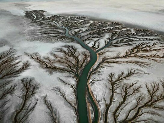 Edwaed Burtynsky, Colorado River Delta #2, Near San Felipe, Baja, Mexico, 2011 © Edward Burtynsky, courtesy of Flowers London

