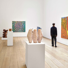 Divide two divide one, exhibition view. Courtesy of Lehmann Maupin 