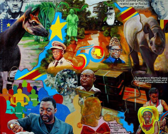 J.P. Mika, "50 ans Independance", 2010,
Oil on canvas, Private collection, Linz
