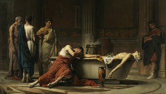 «El suicidio de Séneca» (1871), Manuel Domínguez Sánchez.
