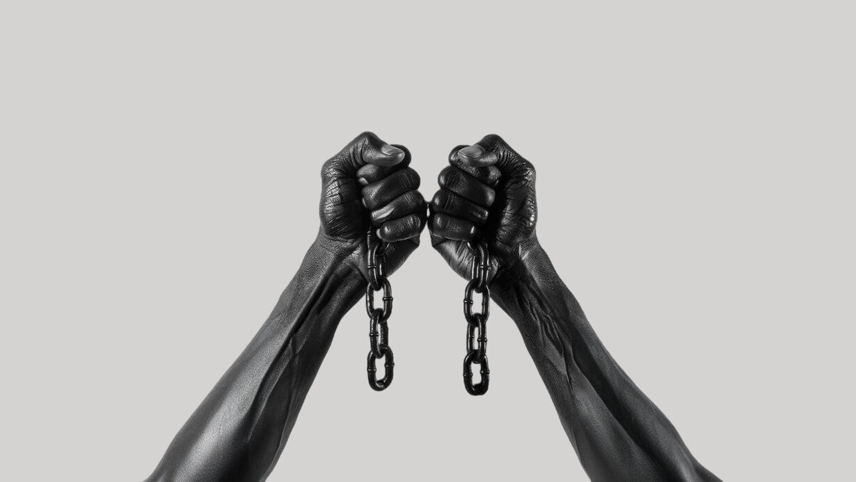 L'esclave brise ses chaînes et renaît.