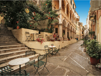Corfú. Las calles de la isla