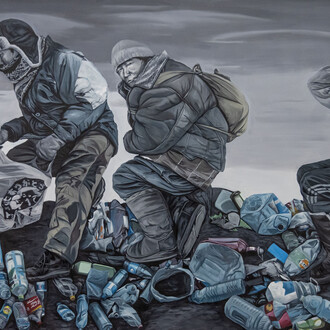 Lkhagvadorj Enkhbat, Supermarket, 2014. Avec l'aimable autorisation du Musée Rietberg