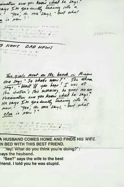 Richard Prince, What's his face, 1989. Courtesy of Skarstedt Gallery