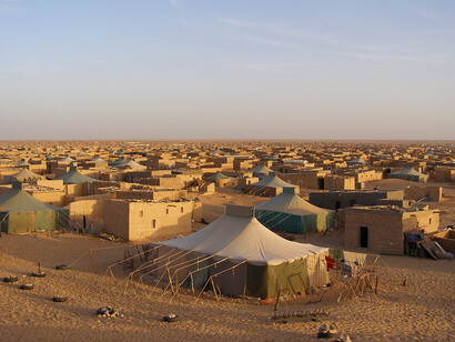 Campamentos de refugiados saharauis en Tinduf, Argelia