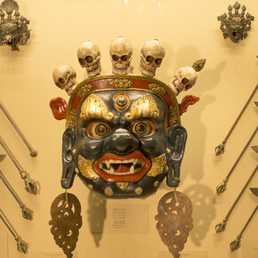 The Culture and Art of Central Asia, Exhibition view. Courtesy of The State Hermitage Museum