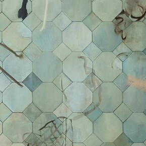 Benjamin Brett, detail of Metencle, 2013, oil on canvas, 74.8 x 92.5 in (190 x 235 cm)