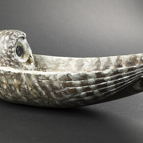 Hib Sabin, Barred Owl Offering Bowl. Courtesy of Stonington Gallery