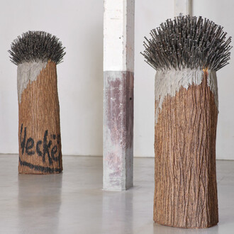 Günther Uecker, exhibition view. Courtesy of Axel Vervoordt Gallery