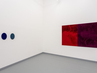 Rita Süveges, Eight minutes until sunlight arrives, exhibition view. Courtesy of acb Gallery