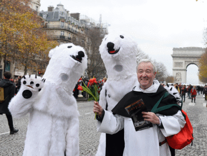 Demonstration during Paris 2015 Climate Summit