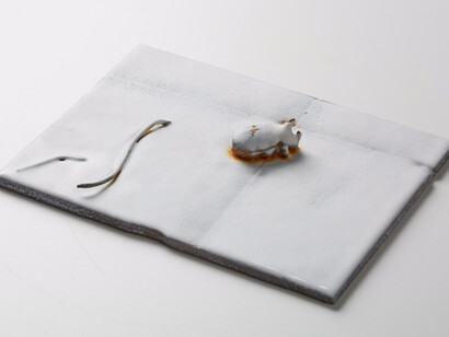 Lina Puerta, Scarab on Tiles 2, 2015. Courtesy of Geary Contemporary