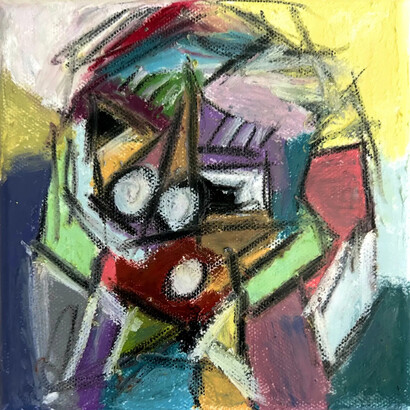 Johannes Boekhoudt, Self portrait (detail), 2025. Courtesy of Markowicz Fine Art