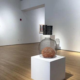 Nancy Koenigsberg, Crossed wires, exhibition view. Courtesy of Nancy Hoffman Gallery