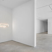Various artists, Notes on abstraction, exhibition view. Courtesy of Maruani Mercier