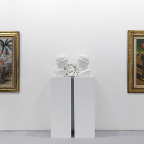 Various artists, Il fascino del mito (The fascination of myth), exhibition view. Courtesy of Mazzoleni