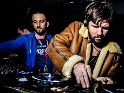 Ben Cain, during a DJ session