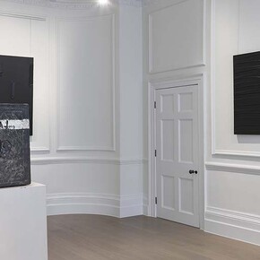 Simon Hantaï, Pierre Soulages and Antoni Tàpies. Courtesy of Timothy Taylor