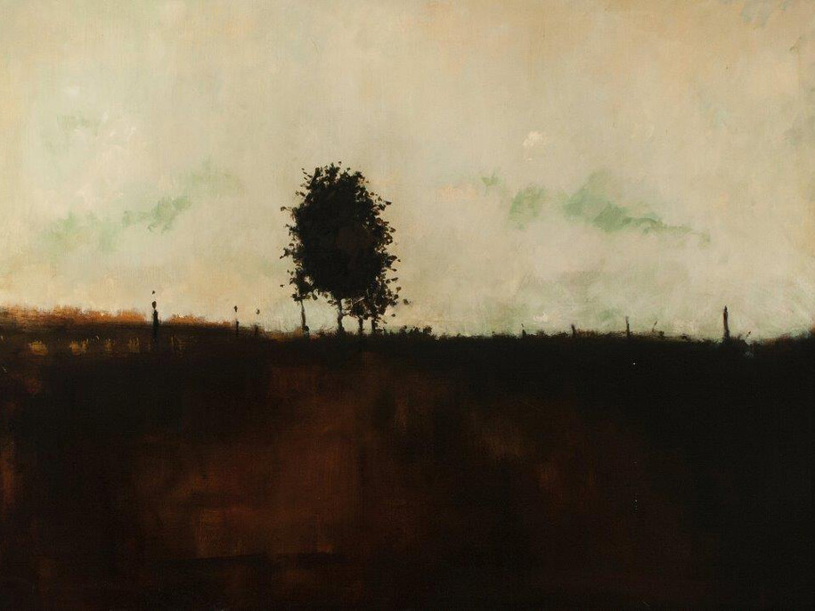 Matthew Phelps, Felbrigg I, Oil on board, 36 x 48 in