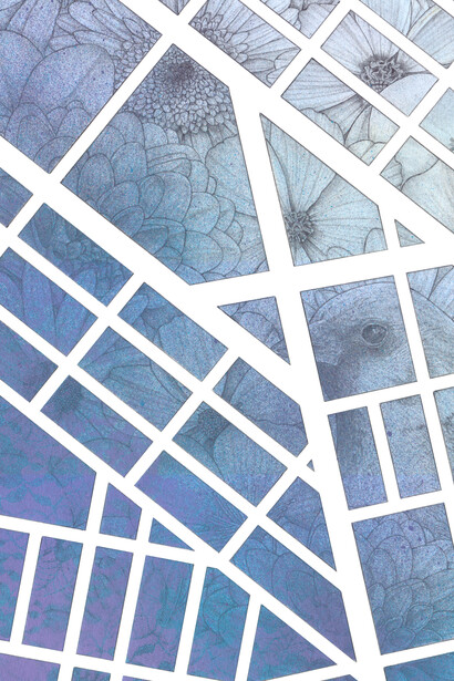 Pete Ross "Gridlock" [Hong Kong, 2018]. Courtesy of Blue Lotus Gallery