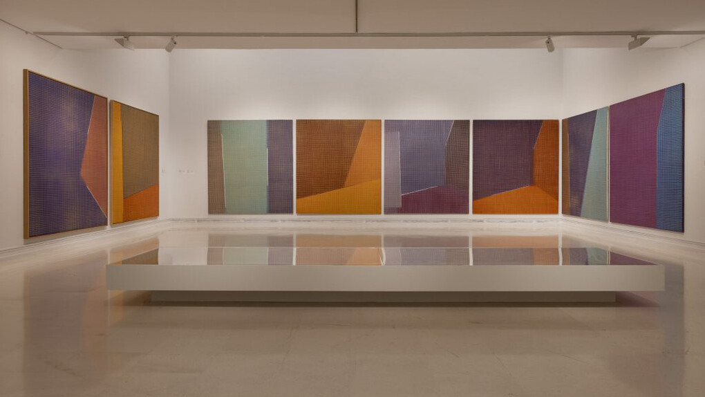 Soledad Sevilla, Ritmos, tramas y variables, vista de exhibición. Cortesía de IVAM