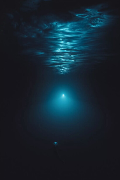 Julian Charrière, Midnight zone – 8 Fathoms, 2025. Courtesy of Dittrich & Schlechtriem