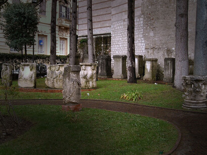 Museo del Sannio, Benevento, Italia. Lapidario romano