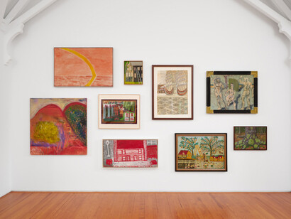 Various artists, Outside, exhibition view. Courtesy of Karma Gallery