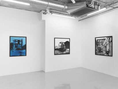 Jean-Marc Cerino, Effondrement et tremblements, vue d'exposition. Avec l'aimable autorisation de la Galerie Sator