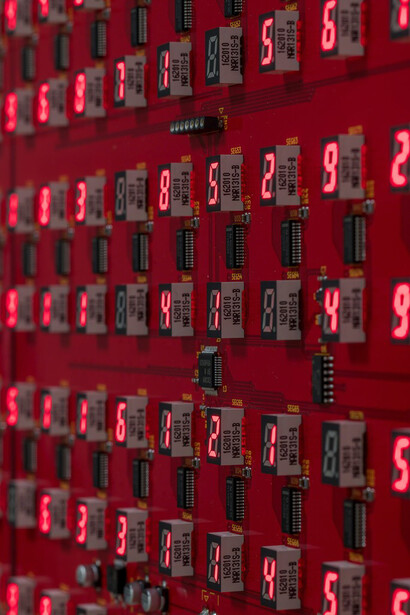 Tatsuo Miyajima. Courtesy of Lisson Gallery