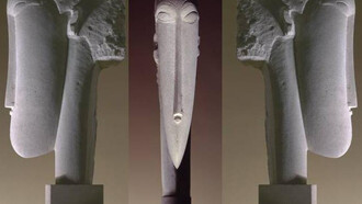 Amedeo Modigliani, Testa di fronte e di profilo