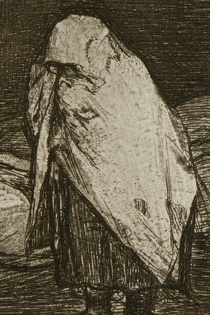 "Las camas de la muerte", placa 62 de la serie "Los desastres de la guerra" de Francisco de Goya, 1810-1820