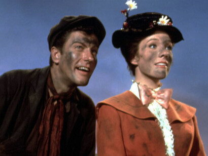 Mary Poppins e Bert sui tetti