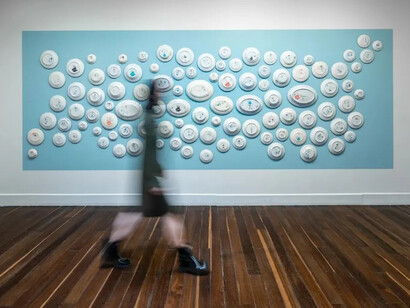 Miguel Mesa Posada, Potosí, vista de exhibición. Cortesía de la Galería Casas Riegner