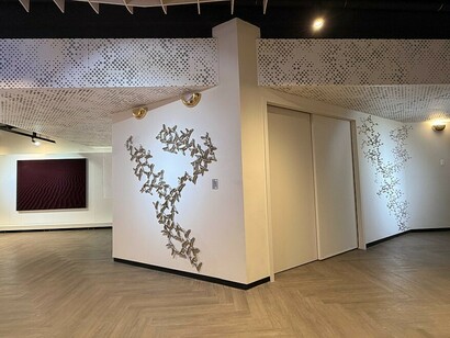 Loris Cecchini, The fluid guest, exhibition view. Courtesy of Diana Lowenstein Gallery