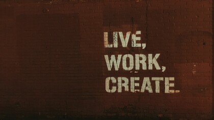 Vive, trabaja, crea