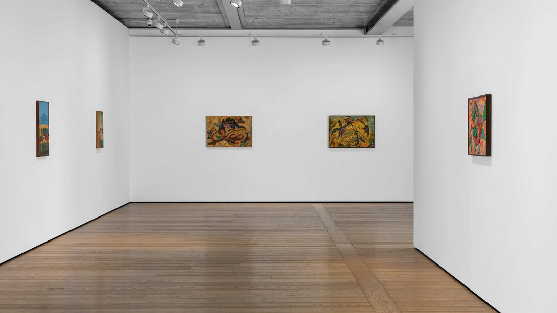 Various artists, Autodidact, exhibition view. Courtesy of Almine Rech