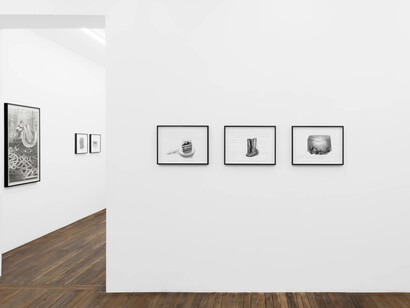 Marc Bauer, L’Avènement, January 2025, exhibition view. Courtesy of Galerie Peter Kilchmann