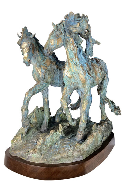 Liam O'Neill, Sheridan's horses (detail). Courtesy of Gormleys Fine Art