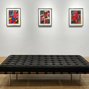 Jean Dubuffet, Outside the lines, exhibition view. Courtesy of Jonathan Novak Contemporary Art