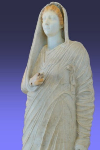 Livia Boscoreale dalla villa dei Misteri di Pompei, Italia