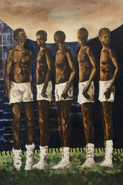 Anele Pama, Uswazi lomBhongisa (The branch of Umbhongisa) (detail). Courtesy of Knysna Fine Art