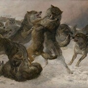 George Bouverie Goddard, Struggle for Existence, 1879,  © National Museums Liverpool