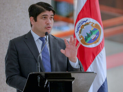 Carlos Alvarado Quesada, 48.° presidente de la República de Costa Rica desde el 8 de mayo de 2018 hasta el 8 de mayo de 2022