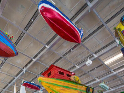 Hew Locke, For Those in Peril on the Sea, 2011. Collection Pérez Art Museum Miami, museum purchase with funds from the Helena Rubinstein Foundation Challenge Grant. Reproduced with the permission of the artist.
Photo by Daniel Azoulay.