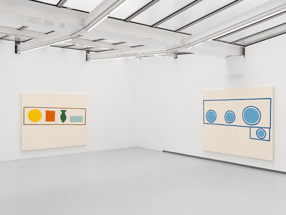 Exhbition view « City Housing », Solo show by Stephen Felton. Courtesy Valentin, Paris / © Grégory Copitet